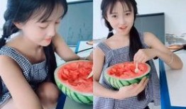 吃瓜夏日拍照,定格清凉瞬间