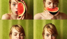 夏天吃瓜情侣头像,情侣头像里的夏日风情